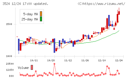 日東製網チャート