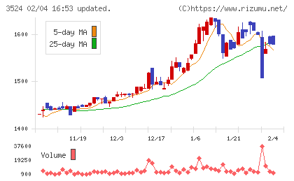 日東製網チャート