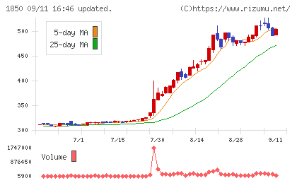 南海辰村建設チャート