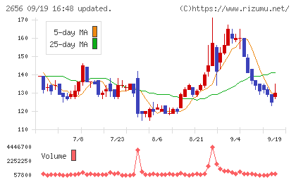 ベクターホールディングスチャート