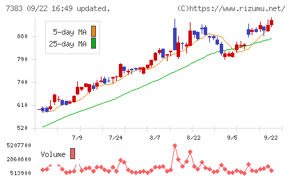 ネットプロテクションズホールディングスチャート