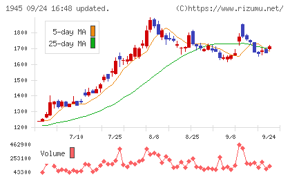 東京エネシスチャート