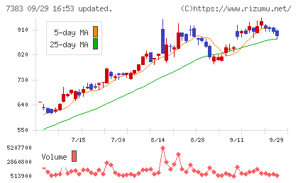 ネットプロテクションズホールディングスチャート