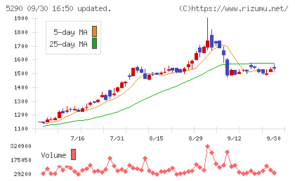 ベルテクスコーポレーションチャート