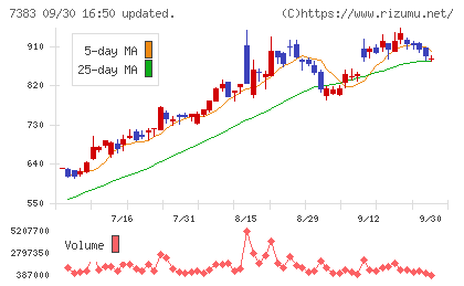 ネットプロテクションズホールディングスチャート