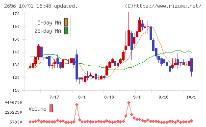 ベクターホールディングスチャート