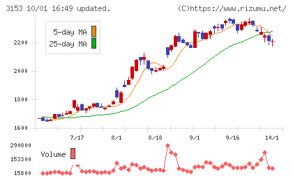 八洲電機チャート