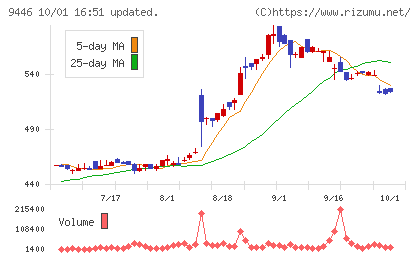 サカイホールディングスチャート