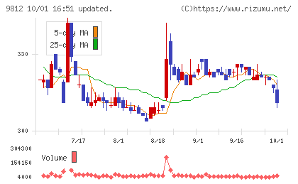 テーオーホールディングスチャート