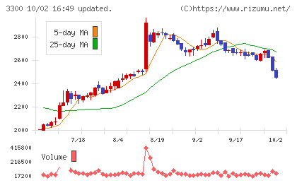 アンビション　ＤＸ　ホールディングスチャート
