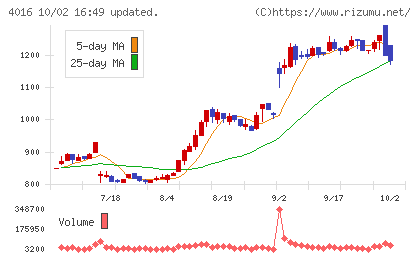 MITホールディングスチャート