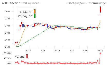 ERIホールディングスチャート