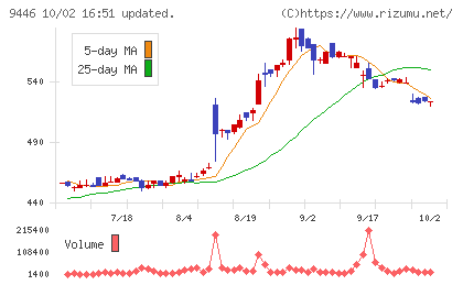 サカイホールディングスチャート