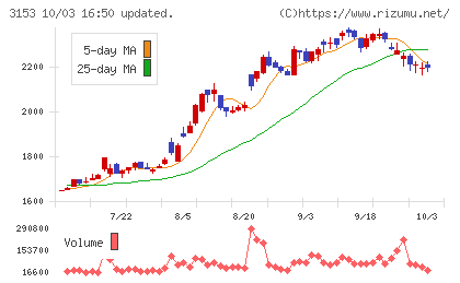 八洲電機チャート