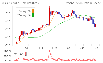 アンビション　ＤＸ　ホールディングスチャート