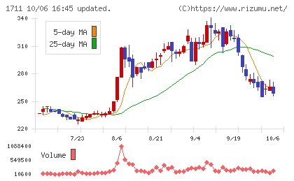 SDSホールディングスチャート