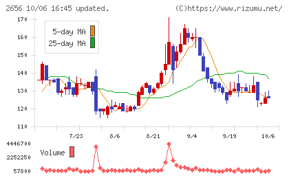 ベクターホールディングスチャート