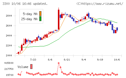 アンビション　ＤＸ　ホールディングスチャート