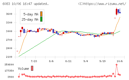 ERIホールディングスチャート