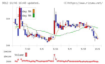 テーオーホールディングスチャート