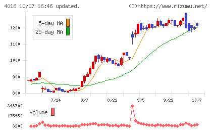 MITホールディングスチャート