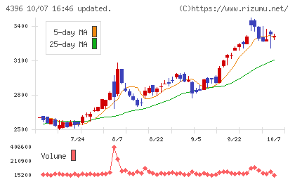システムサポートホールディングスチャート