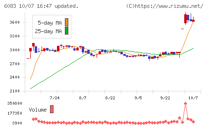 ERIホールディングスチャート