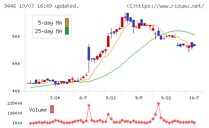 サカイホールディングスチャート