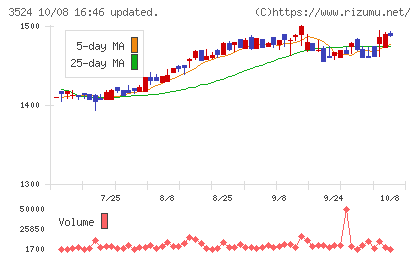 日東製網チャート