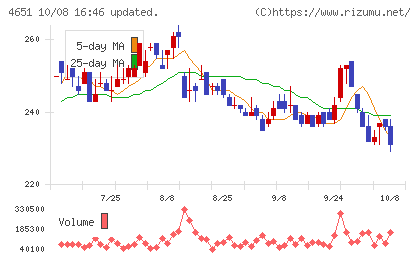 サニックスホールディングスチャート