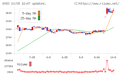 ERIホールディングスチャート