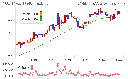 ネットプロテクションズホールディングスチャート