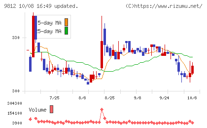 テーオーホールディングスチャート