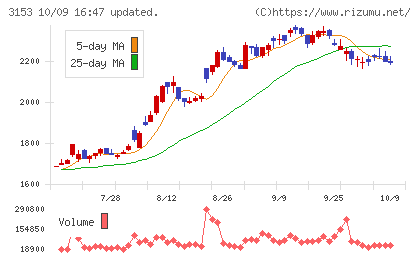 八洲電機チャート