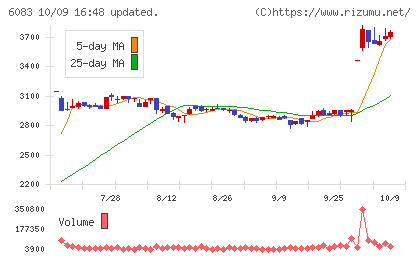 ERIホールディングスチャート
