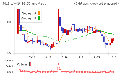 テーオーホールディングスチャート