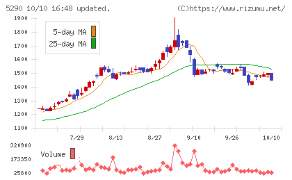 ベルテクスコーポレーションチャート