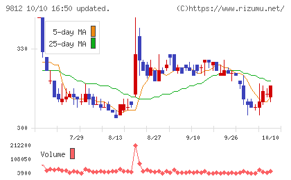 テーオーホールディングスチャート