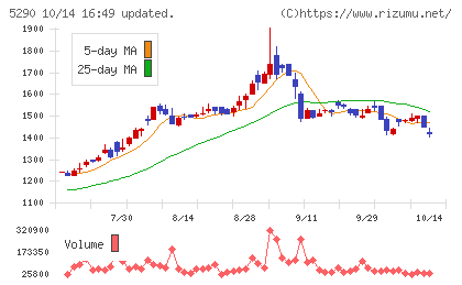ベルテクスコーポレーションチャート