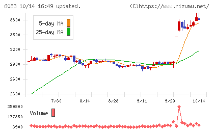ERIホールディングスチャート