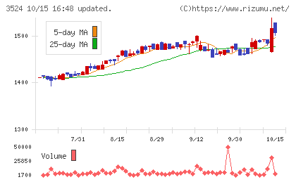 日東製網チャート