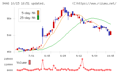 サカイホールディングスチャート