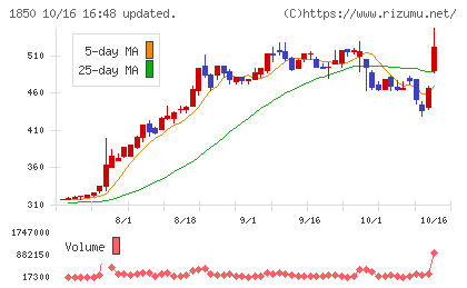 南海辰村建設チャート