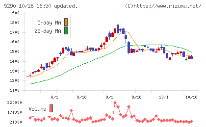 ベルテクスコーポレーションチャート
