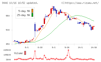 サカイホールディングスチャート