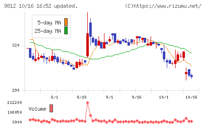 テーオーホールディングスチャート