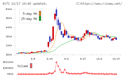 電算システムホールディングスチャート