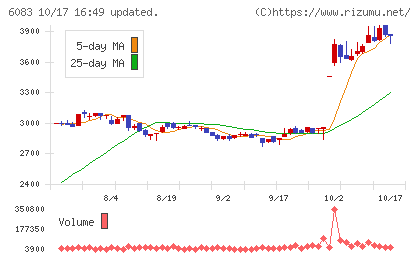 ERIホールディングスチャート