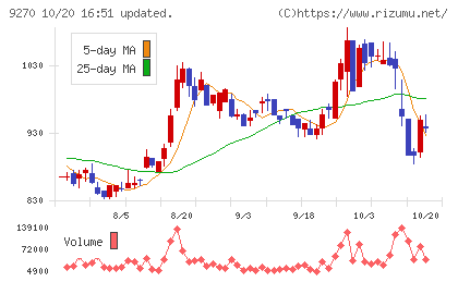 バリュエンスホールディングスチャート