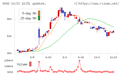 サカイホールディングスチャート